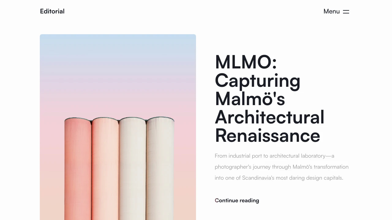 Loading preview of Architecture blog